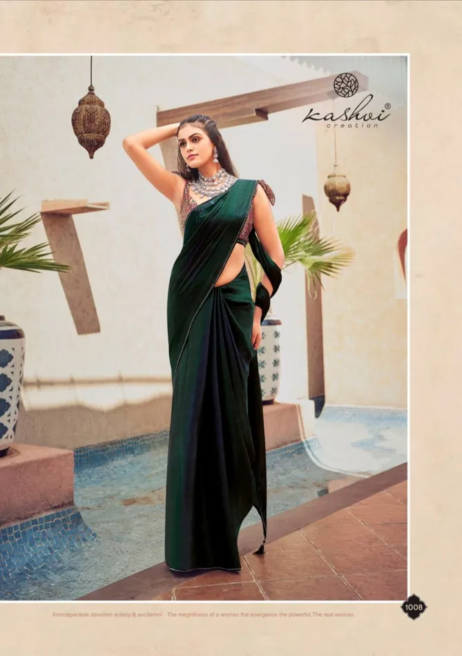 Neel Vol 5 Swarovski Mono Satin Party Wear Sarees Wholesale Price In Surat